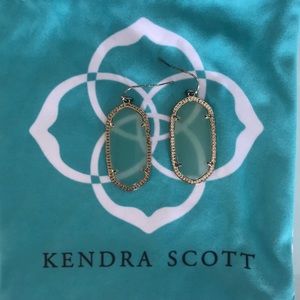 Kendra Scott earrings blue green